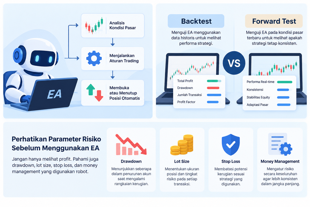 parameter risiko sebelum memakan expert advisor gratis